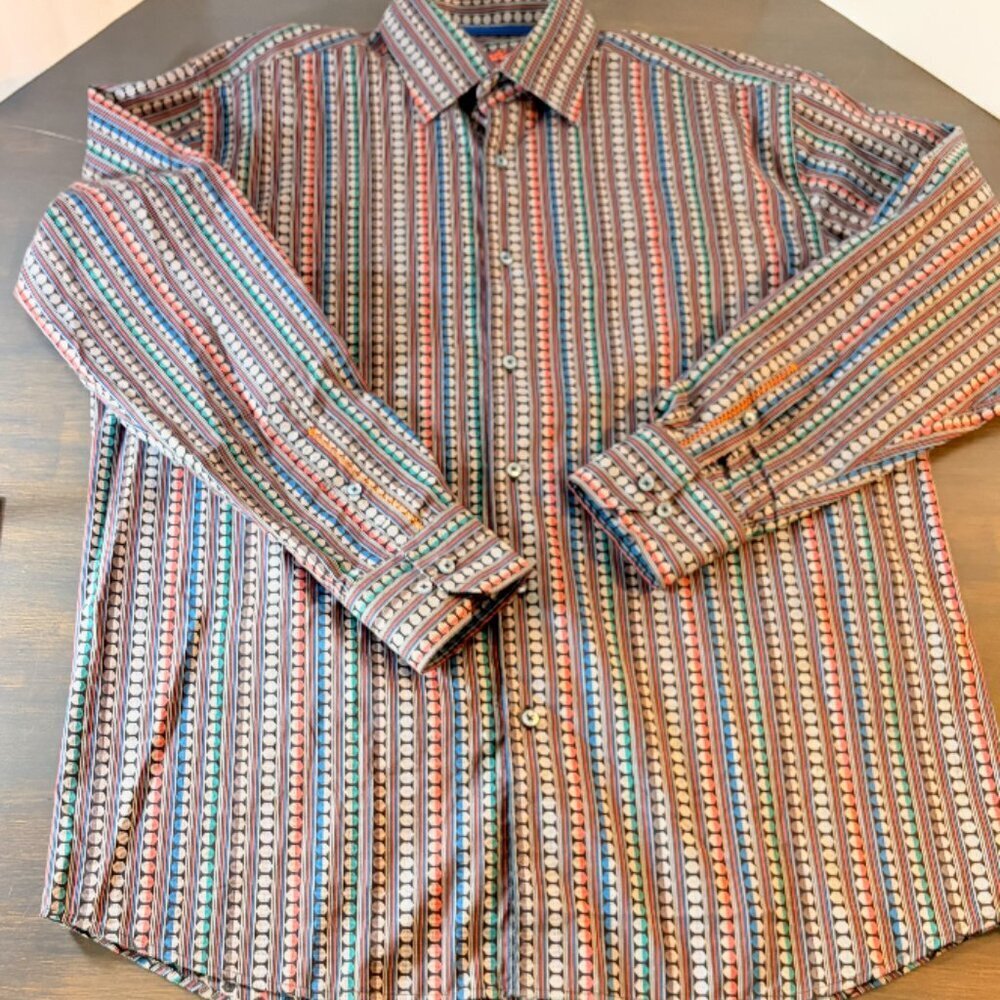 Visconti Black Button-Up Shirt – Men’s Large - Like New